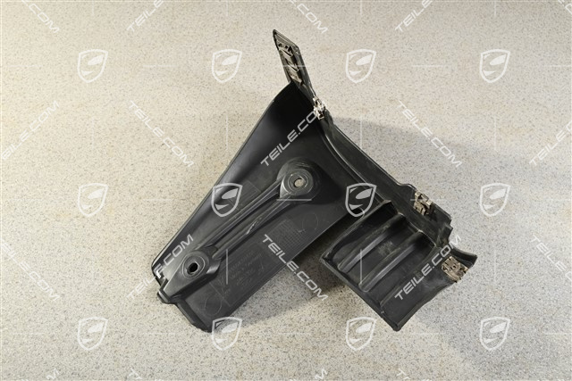 Wheel well housing cover, lower part, rear, black, C2/C2S, R