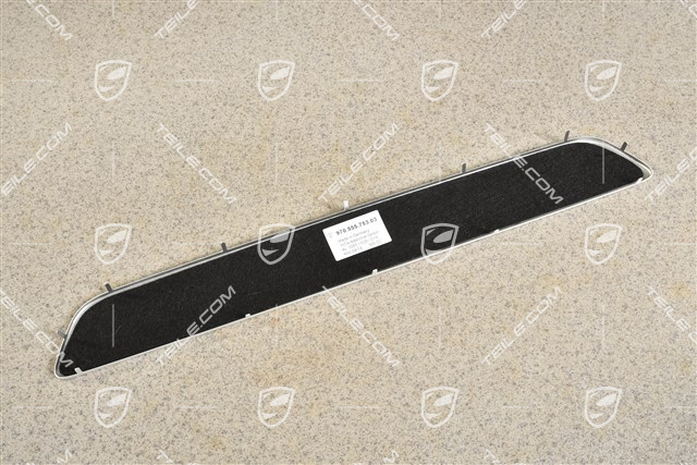 Blende, Einstiegleiste, Vorne, Aluminium-gebürstet, Panamera, L=R