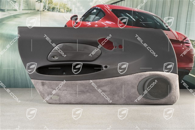 Türverkleidung mit Airbagblende, Klangpaket, Kunstleder, Spacegrau, L