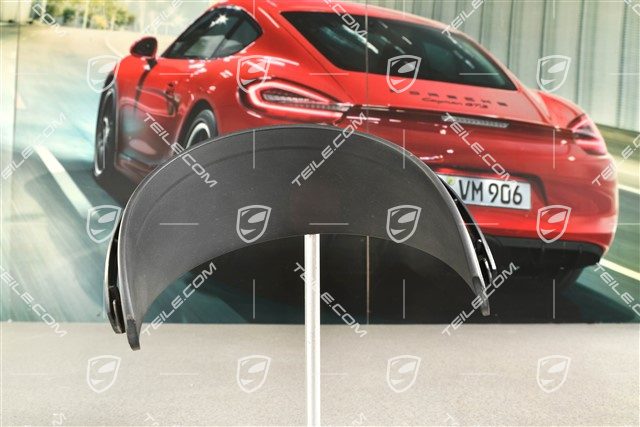 Tail pipe cover trim, Black matte, GTS 4.0, R