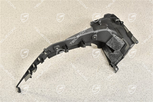 Targa top, storage cover lining, lateral, Black, R