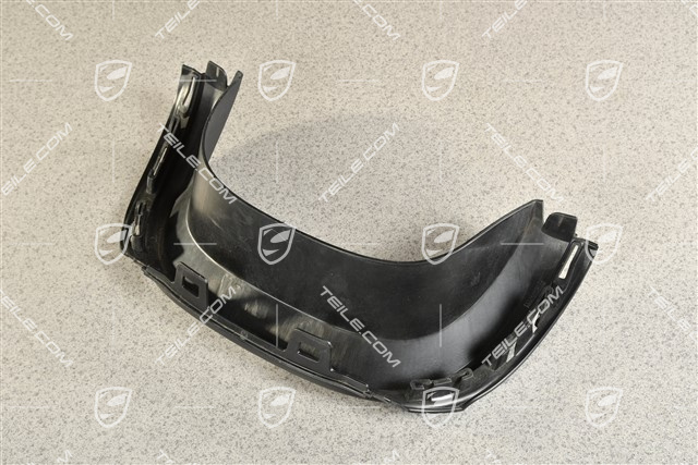 Cover plate (above tailpipe), black, GT4