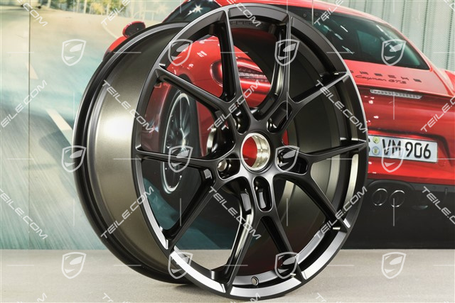 20+21-inch Carrera lightweight wheel rim set, 8,5J x 20 ET50 + 11,5J x 21 ET67, black satin matt