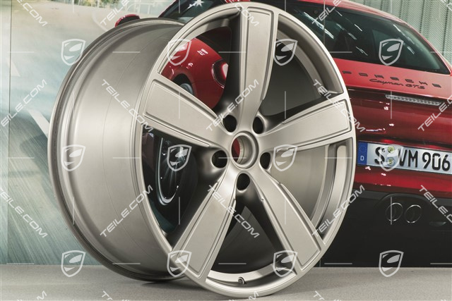 22-inch wheel rim, Sport Classic, 10J x 22 ET48, Platinum satin-matt