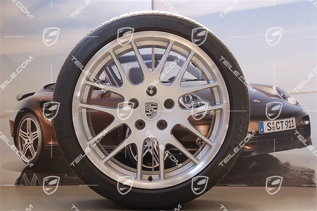 20-inch RS Spyder Design summer wheel set, wheels 9,5J x 20 ET65 + 11J x 20 ET68+tyres 255/40 ZR20 + 295/35 ZR20, Michelin