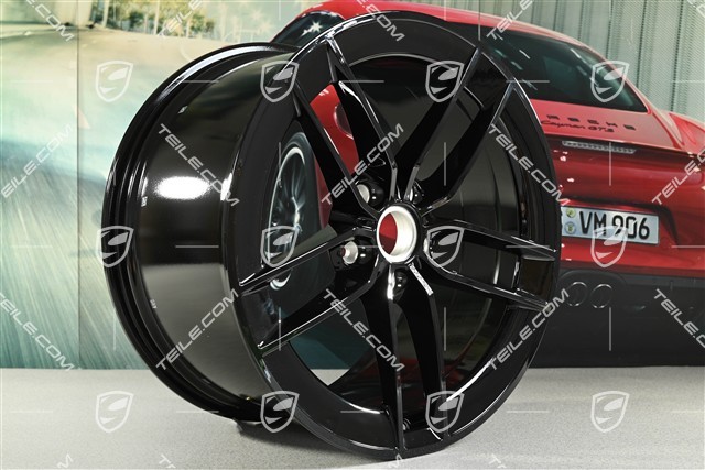 21" Carrera Exclusive Design wheel, 11.5J x 21 ET79, black high gloss