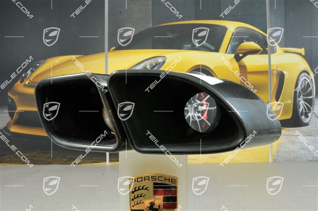 Endrohr, in Schwarz, Turbo S, R