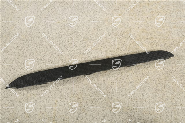 Trim, lateral, Black matte, R