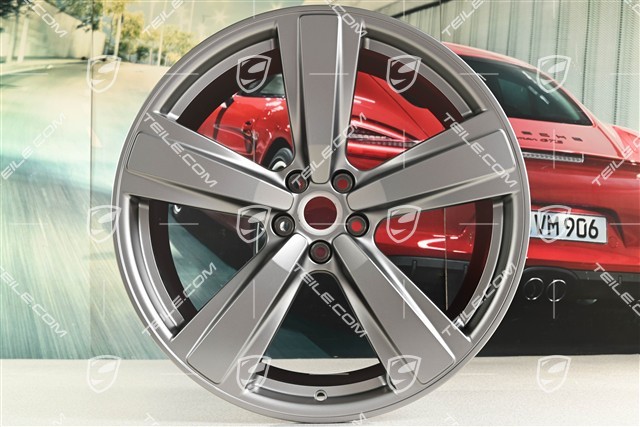 21-inch wheel rim "Exclusive Sport Design" 9,5J x 21 ET27, platinum satin matt