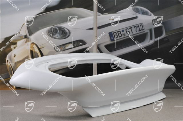 Turbo rear spoiler, incl. rear bonnet (engine lid), without grille