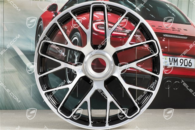 20" Felga Turbo S, centralne mocowanie, 9J x 20 ET51, czarna