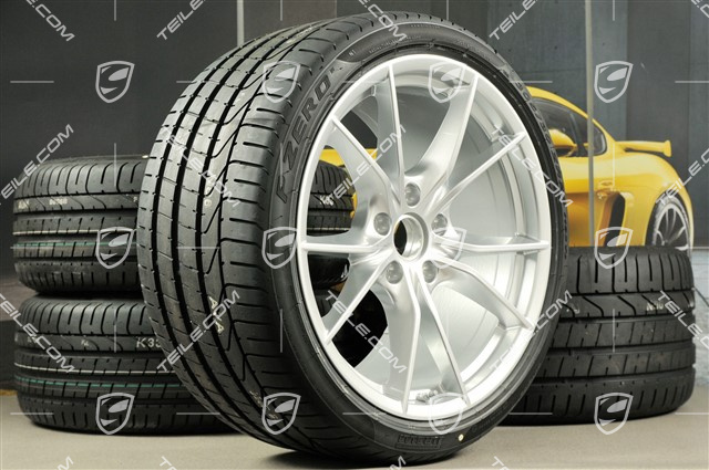 20-inch summer wheels set Carrera S IV, rims 8,5 J x 20 ET49 + 11,5 J x 20 ET56 + summer tyres 245/35 ZR20 + 305/30 ZR20, with TPMS