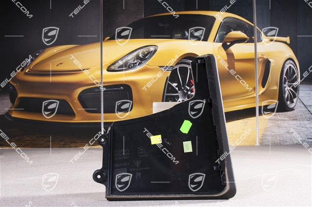 Osłona boczna tunelu środkowego, skóropodobna, Czarna, R