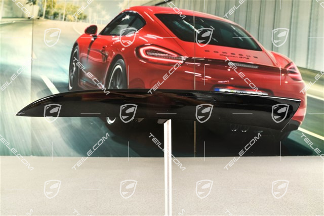 Front bumper disc / trim, Turbo S, upper, Glossy Black, L