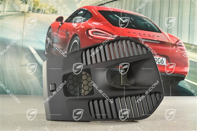 Schalttafelverkleidung Abdeckung mit Sport Chrono, mitte, oben, Schwarz