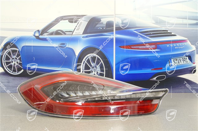 Heckleuchten Schwarz-Rot (dunkel), USA, Satz L+R