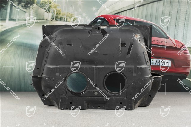 Spare wheel well, rear-wheel drive, not complete / pictures