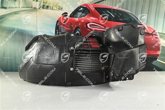 GT4, Front wheel housing liner, front part with grille, R