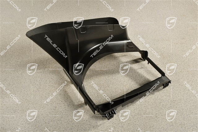 Turbo, Side air duct, Black matte, R