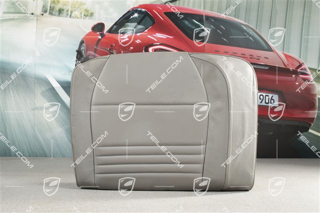 Notsitzrückenlehne, Leder, graffitigrau, Coupe, R