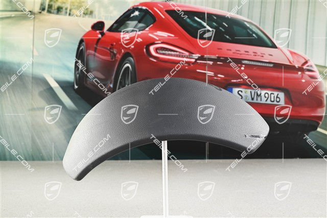 Instrument cluster cover / Dashboard trim, Leatherette, Sea blue