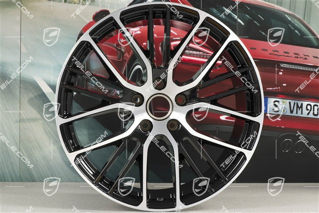 21-inch Panamera Exclusive Design Sport wheel rim, 11,5J x 21 ET69, black high gloss