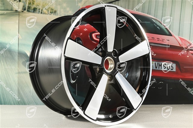 21-inch Carrera Classic wheel rim, 11.5J x 21 ET79, black high gloss