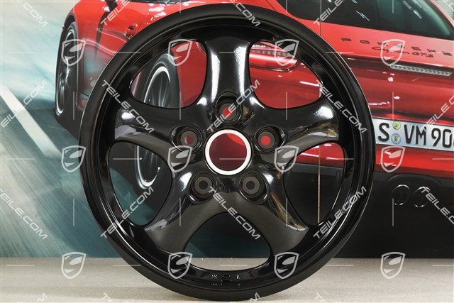 17-inch Cup II wheel, 7J x 17 ET55, black high gloss