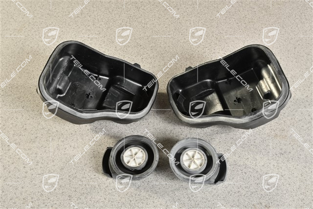 RETROFIT KIT Headlamp / headlight housing rear cover protective caps L+R