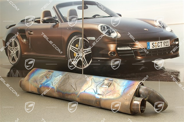 GT2 & GT2 RS Hauptschalldämpfer, Sportauspuff