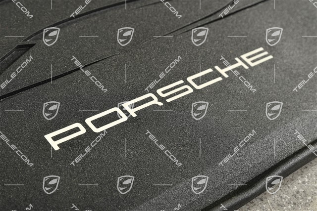 Fussmatte Gummi Satz, schwarz (vorne)