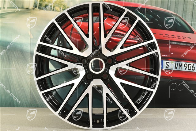 22" Felge Turbo Design, 11,5J x 22 ET52, schwarz hochglanz