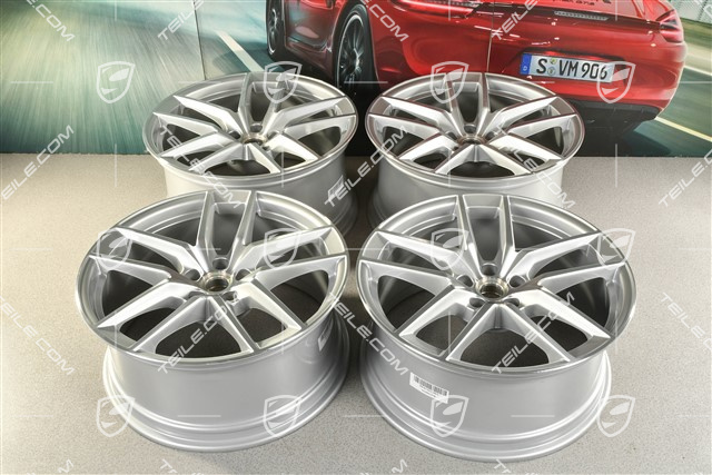 20-inch wheel rim set Macan S, 9J x 20 ET26 + 10J x 20 ET19