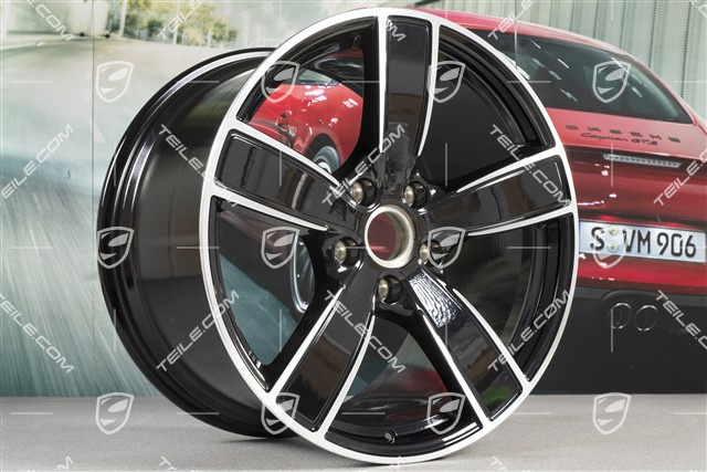 20" Felge Carrera Sport, 11,5J x 20 ET76, Tiefschwarz-Metallic