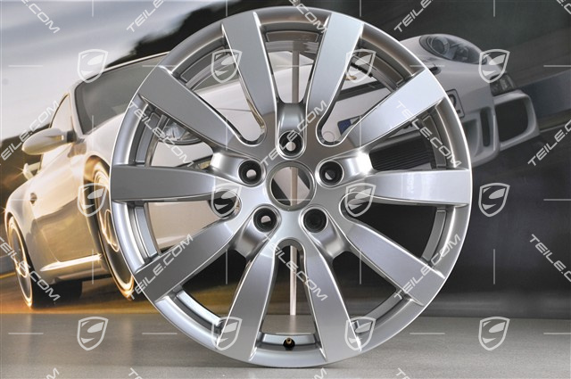 20" Komplet felg Cayenne SportDesign II, 9J x 20 ET57, lakier brylantowy chrom
