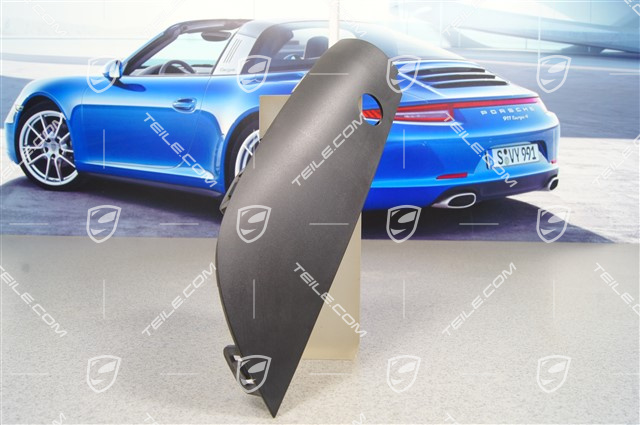 Front bumper Edge cover, satin black, L Front bumper Edge cover, satin black, L