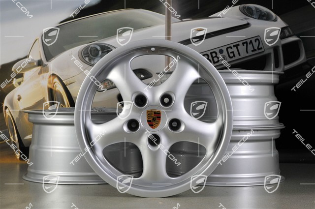 17-inch CUP II wheel set, 7J x 17 ET55 + 9J x 17 ET70