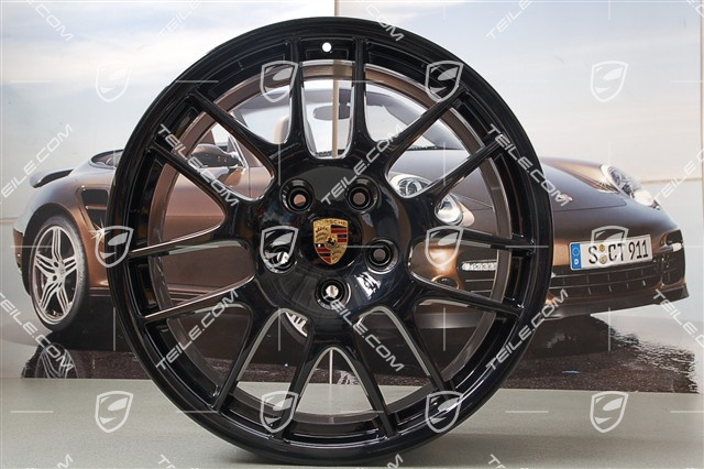 20" Felgensatz RS Spyder, 9,5 J x 20 ET 65 + 11 J x 20 ET 68, schwarz