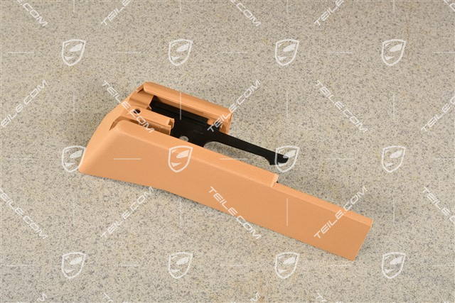Front seat rail cover, rear, Sand Beige