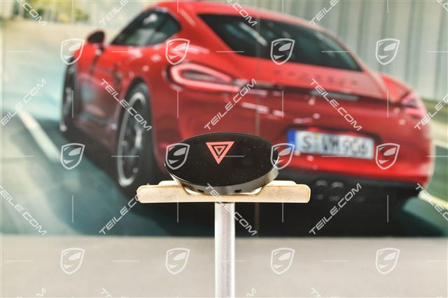 Warnblinkschalter Taste, Glanzschwarz