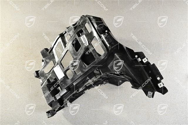Retaining frame, incl. heat shield,  Rear bumper GT3 RS, R