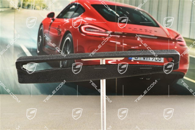 Dashboard defroster trim / cover, Black, R