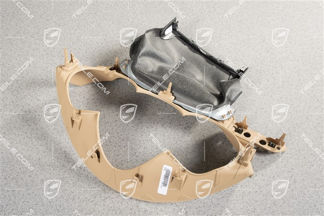 Instrument cluster cover, Luxor Beige