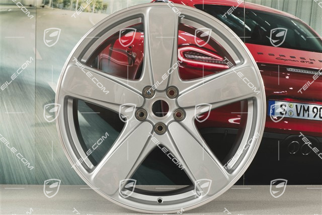 21-inch wheel rim "Sport Classic", 9,5J x 21 ET 27, silver metallic