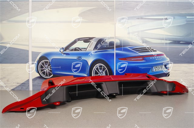 Turbo, Rear spoiler, bottom half, with air guide, Coupe