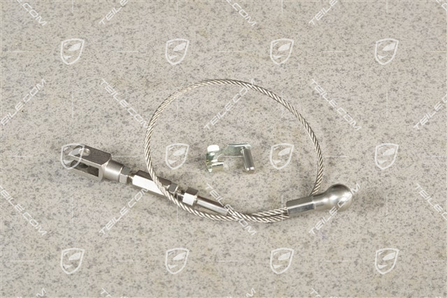 Convertible top tension rope / cable