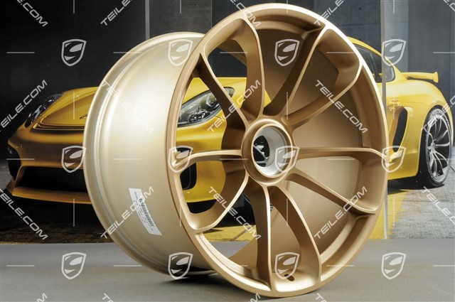 21-inch wheel GT3RS, with GT3RS logo, 12,5J x 21 ET48, Aurum Metallic