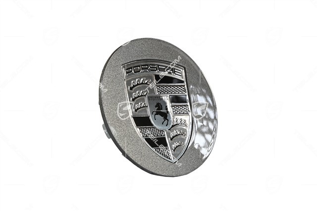 Komplet dekielków wklęsłych, herb Turbonit, dark titanium