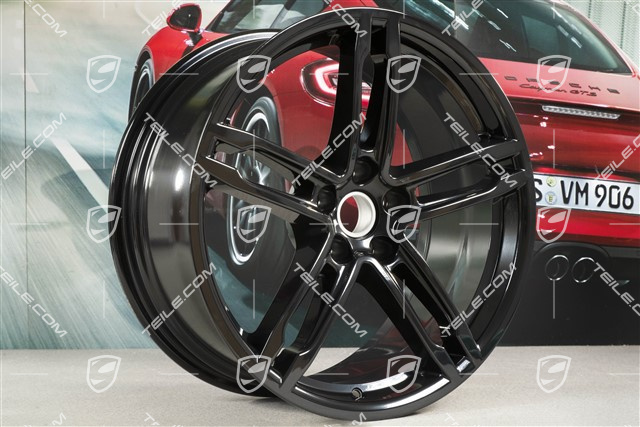 19" Felga, Turbo/Sport Design, 9J x 19 ET21, czarny wysoki połysk