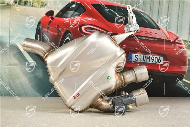 3,0L / 3,6L, Nachschalldämpfer, ohne Endrohr, L